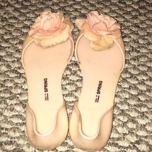 Pink floral call it spring flats